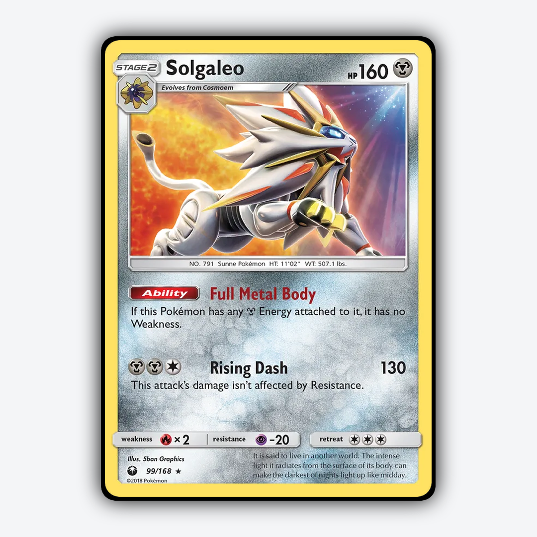 Solgaleo 099/168 - Celestial Storm Set - Card Rug