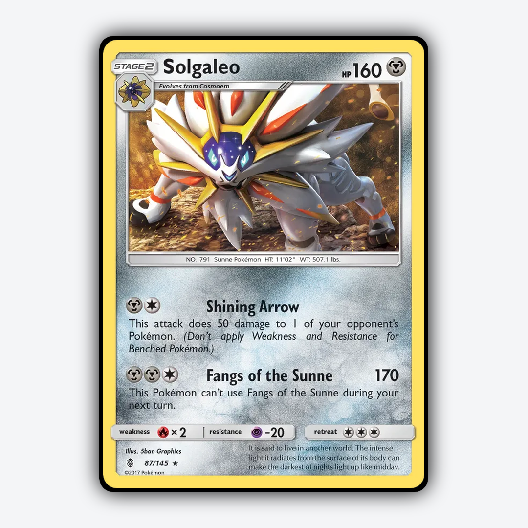 Solgaleo 087/145 - Guardians Rising Set - Card Rug