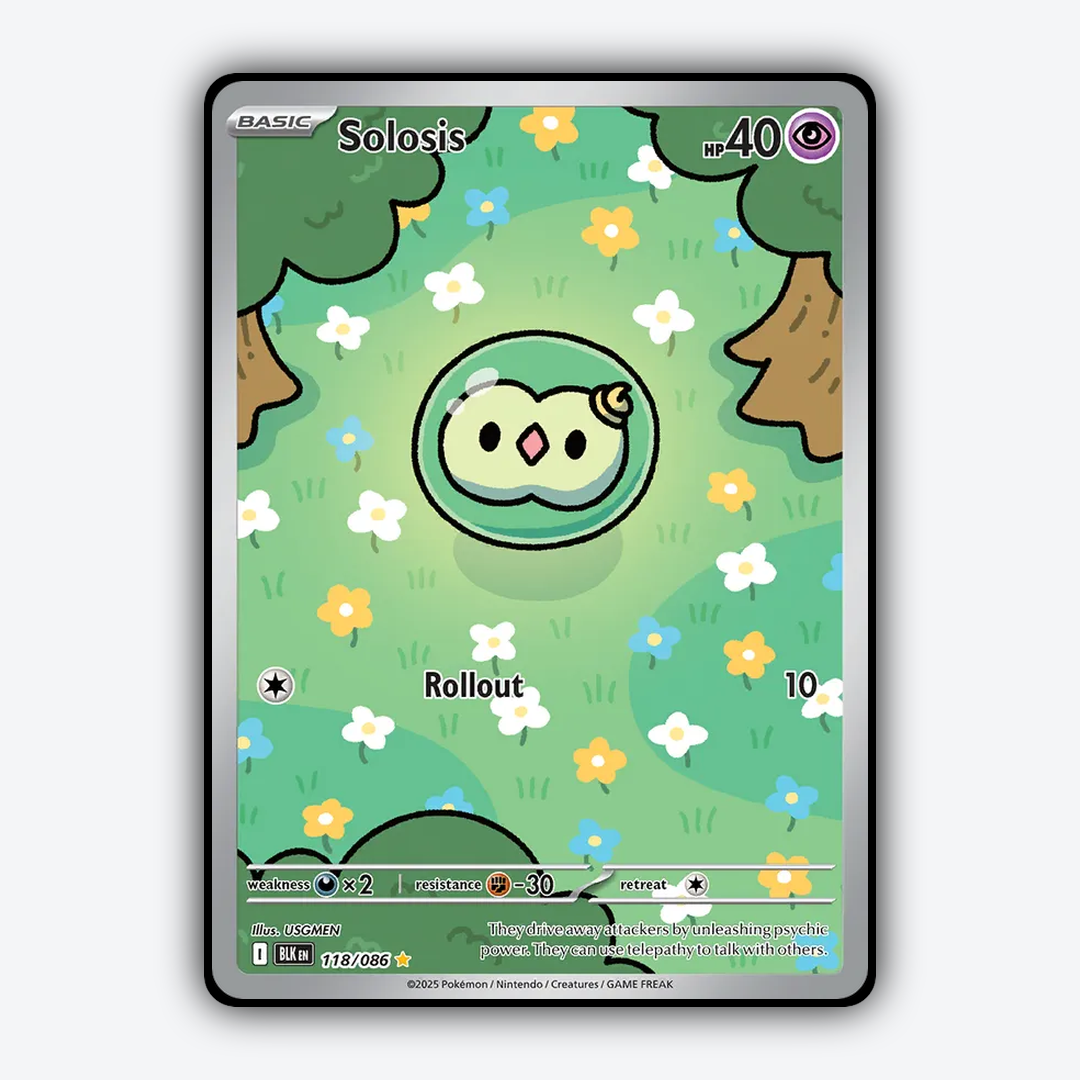 Solosis #118 - Black Bolt Set - Card Rug