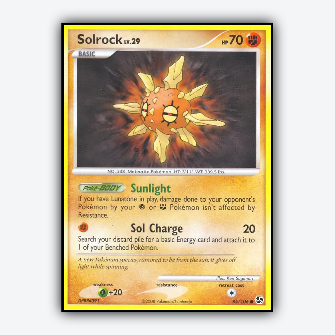Solrock 085/106 - Great Encounters Set - Card Rug