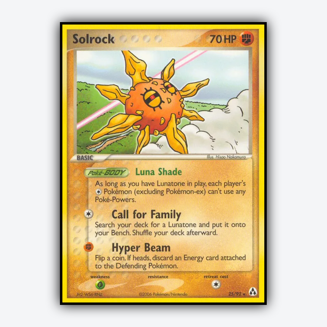 Solrock 025/92 - Legend Maker Set - Card Rug