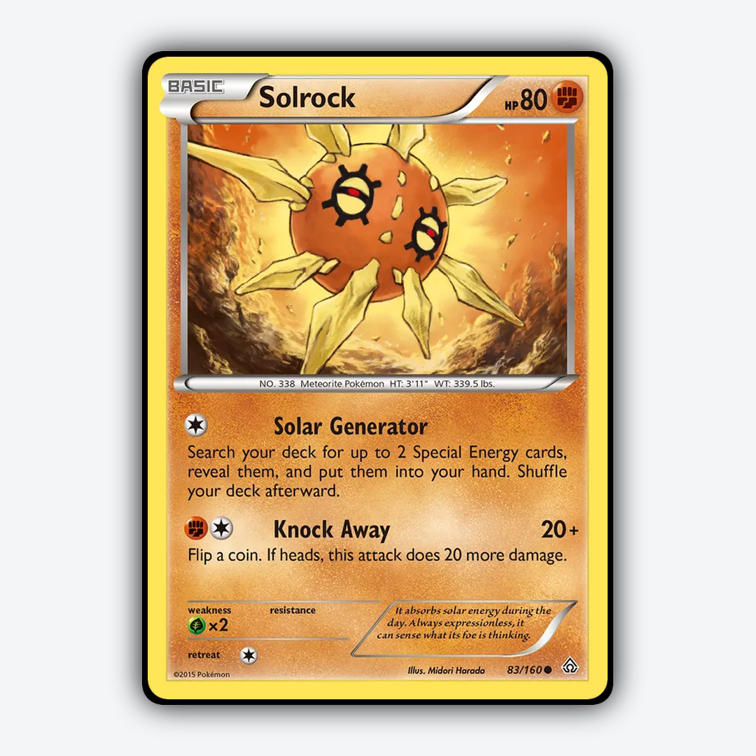 Solrock 083/160 - Primal Clash Set - Card Rug