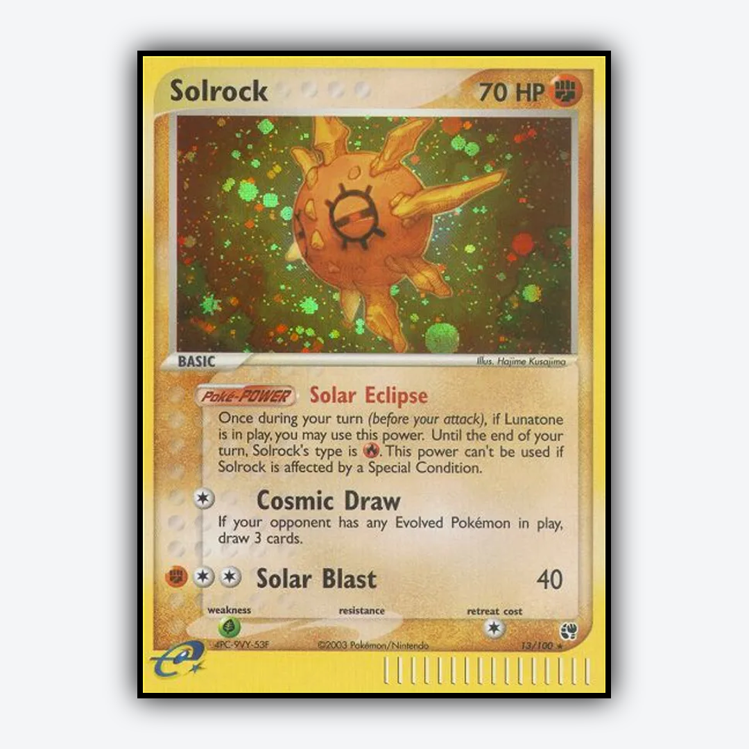 Solrock 013/100 - Sandstorm Set - Card Rug
