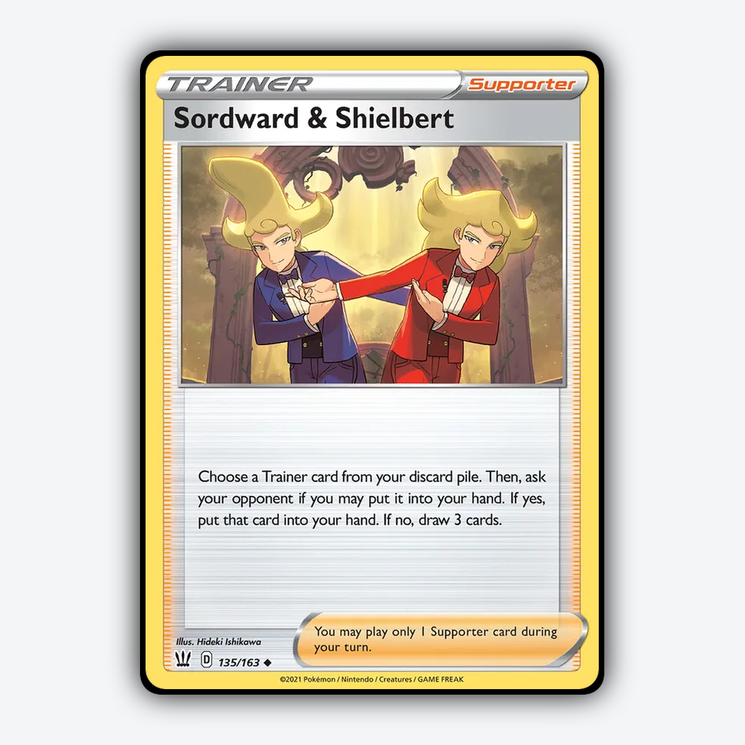Sordward & Shielbert 135/163 - Battle Styles Set - Card Rug