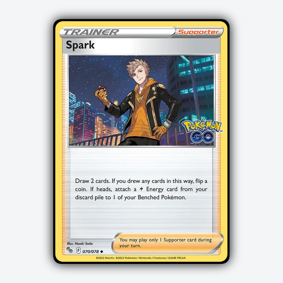 Spark 070/78 - Pokémon GO Set - Card Rug