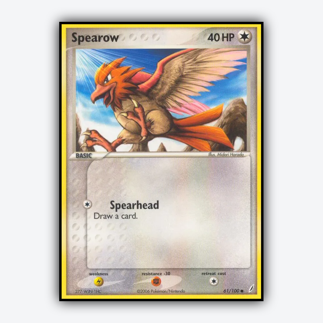 Spearow 061/100 - Crystal Guardians Set - Card Rug