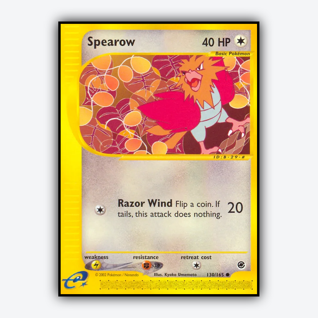 Spearow 130/165 - Expedition Base Set - Card Rug