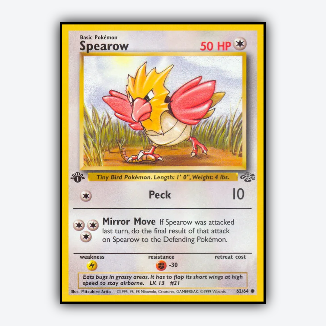 Spearow 062/64 - Jungle Set - Card Rug