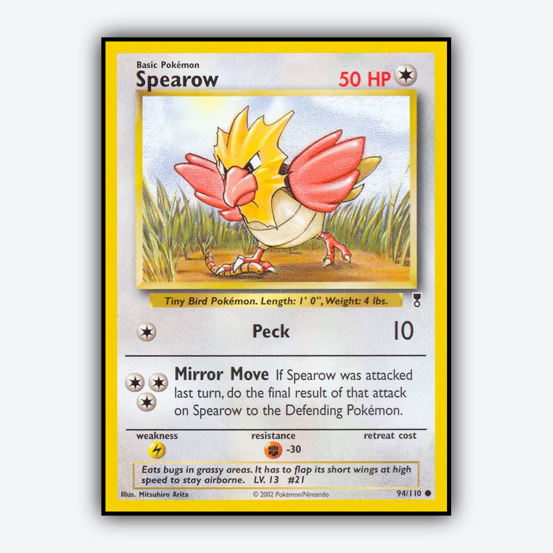 Spearow 094/110 - Legendary Collection Set - Card Rug