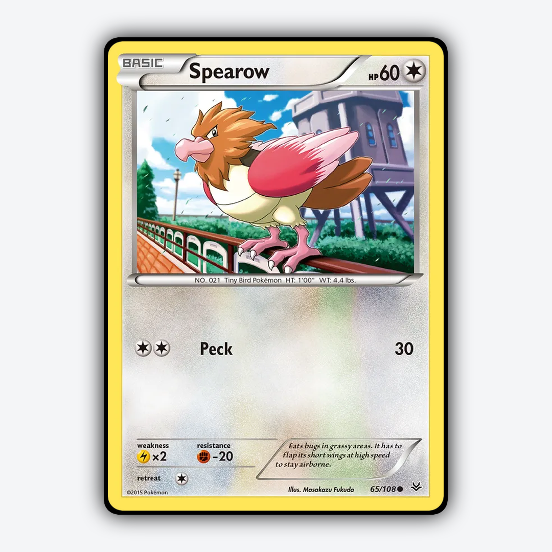 Spearow 065/108 - Roaring Skies Set - Card Rug