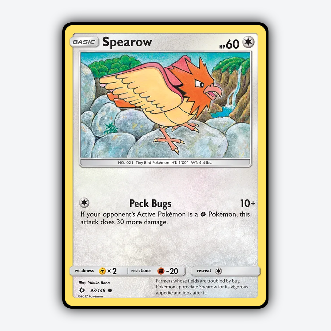 Spearow 097/149 - Sun & Moon Set - Card Rug