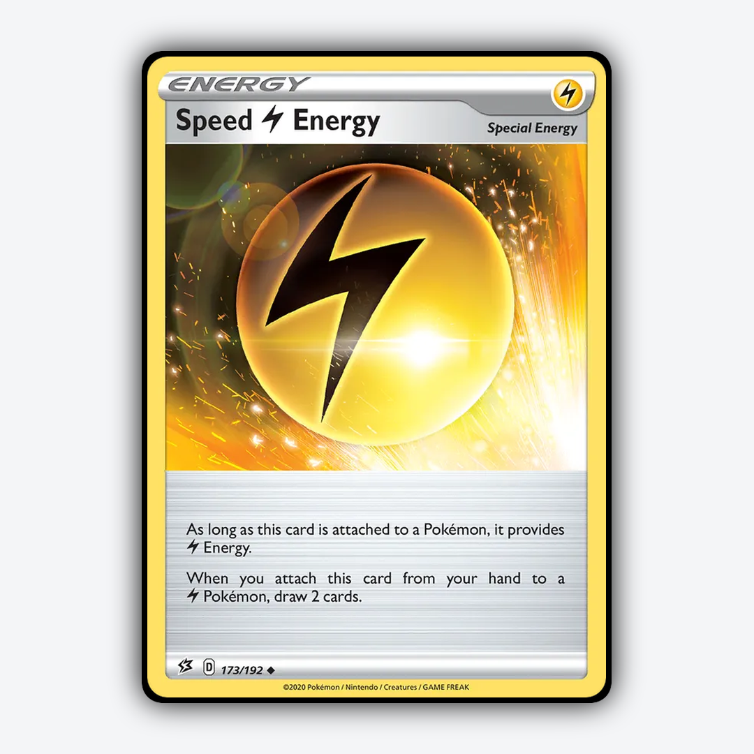 Speed Lightning Energy 173/192 - Rebel Clash Set - Card Rug