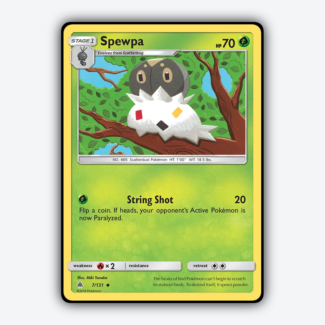 Spewpa 007/131 - Forbidden Light Set - Card Rug