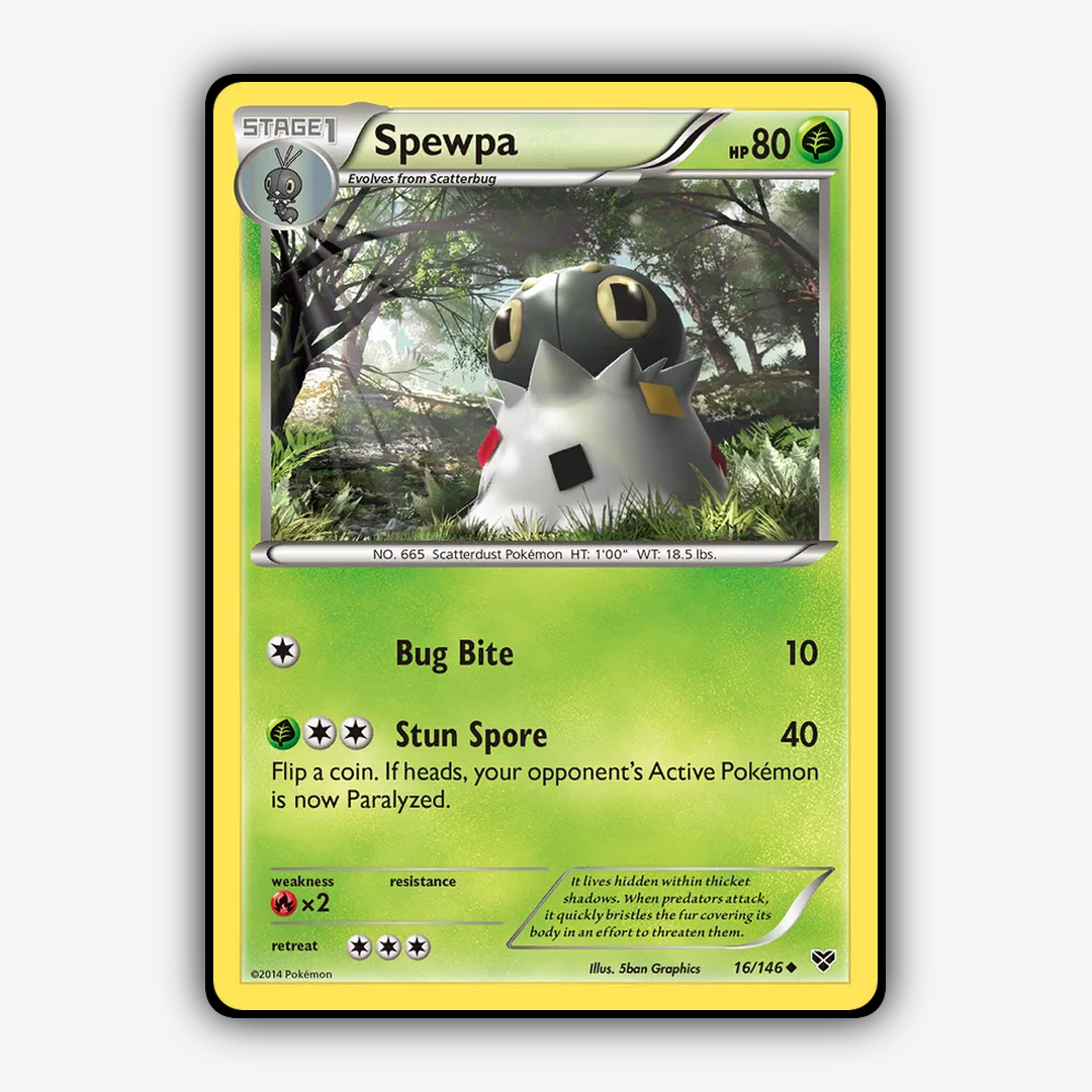 Spewpa 016/146 - XY Set - Card Rug