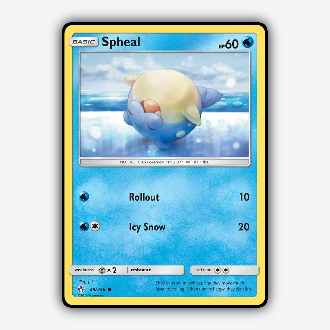 Spheal 049/236 - Cosmic Eclipse Set - Card Rug