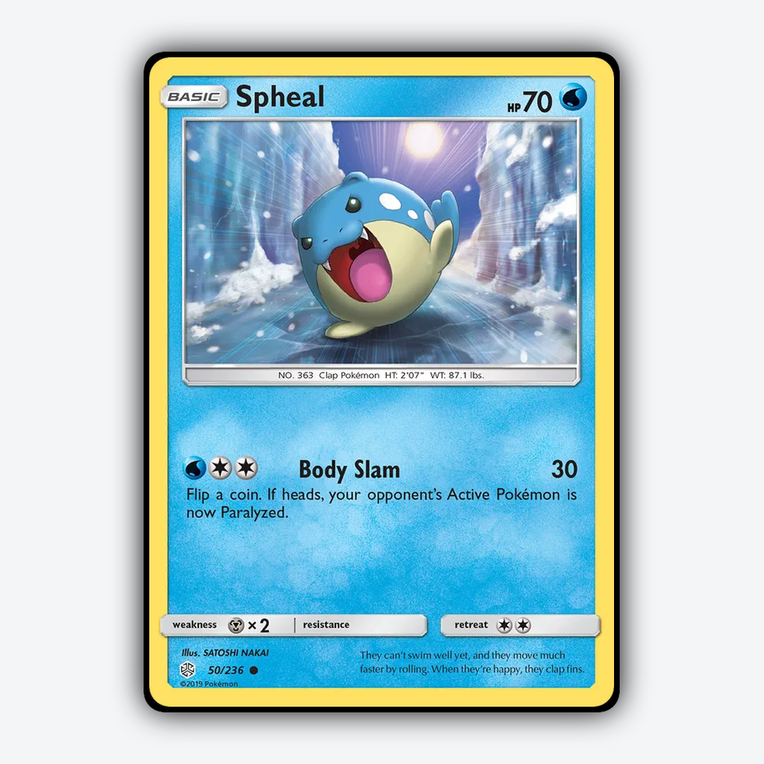 Spheal 050/236 - Cosmic Eclipse Set - Card Rug