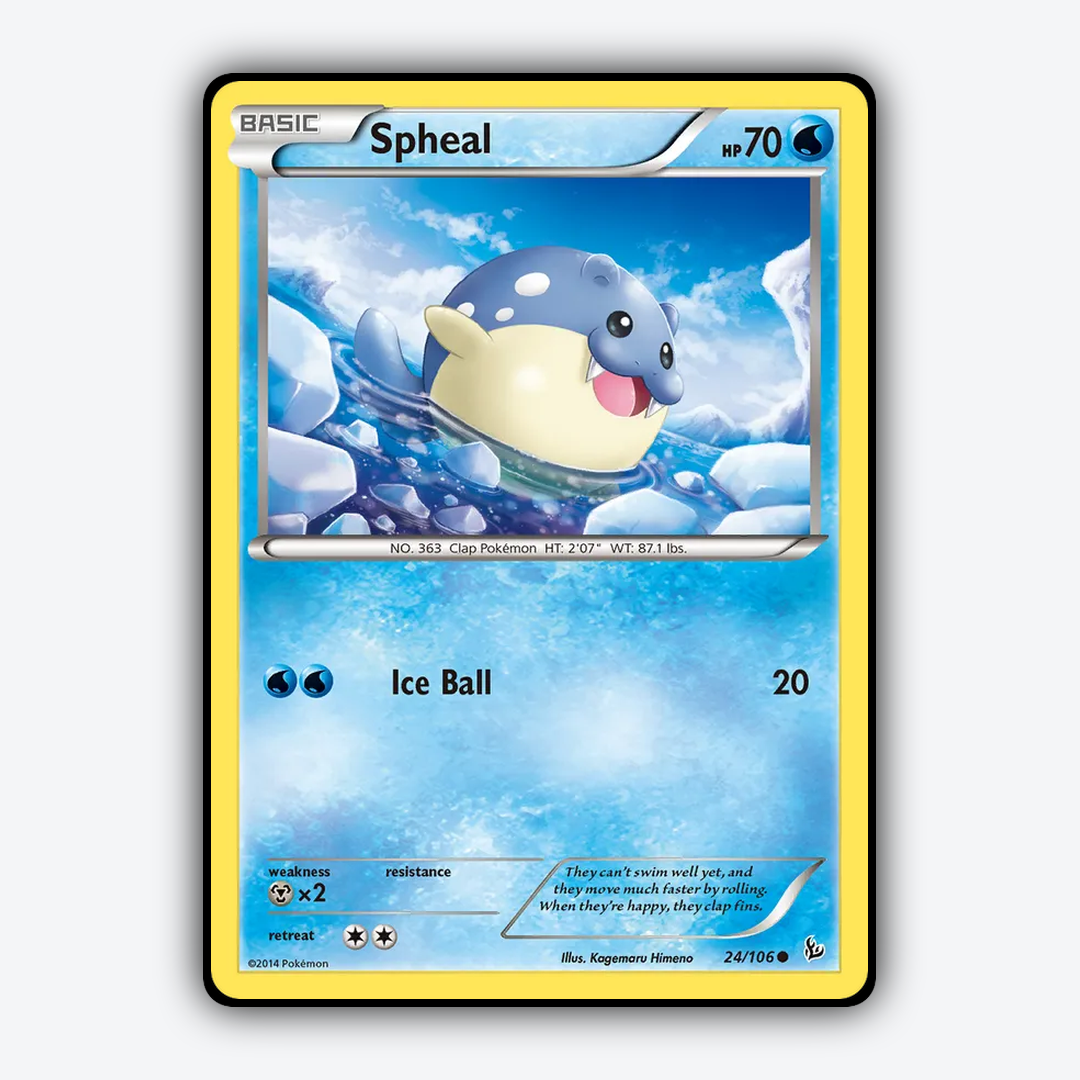 Spheal 024/106 - Flashfire Set - Card Rug