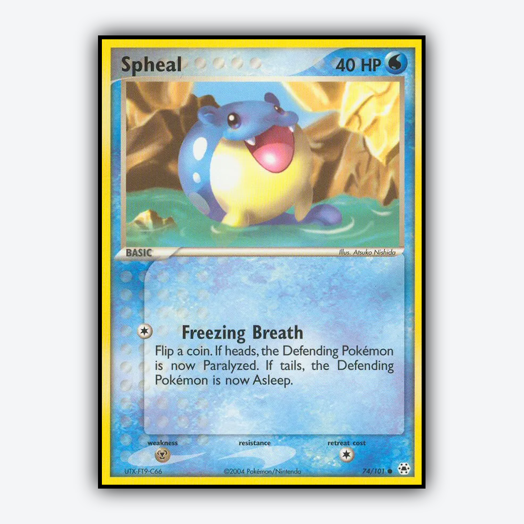 Spheal 074/101 - Hidden Legends Set - Card Rug