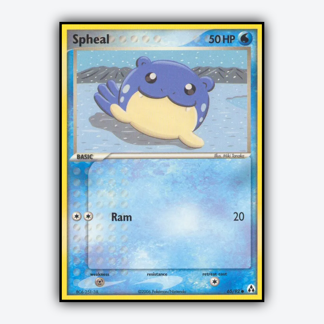 Spheal 065/92 - Legend Maker Set - Card Rug