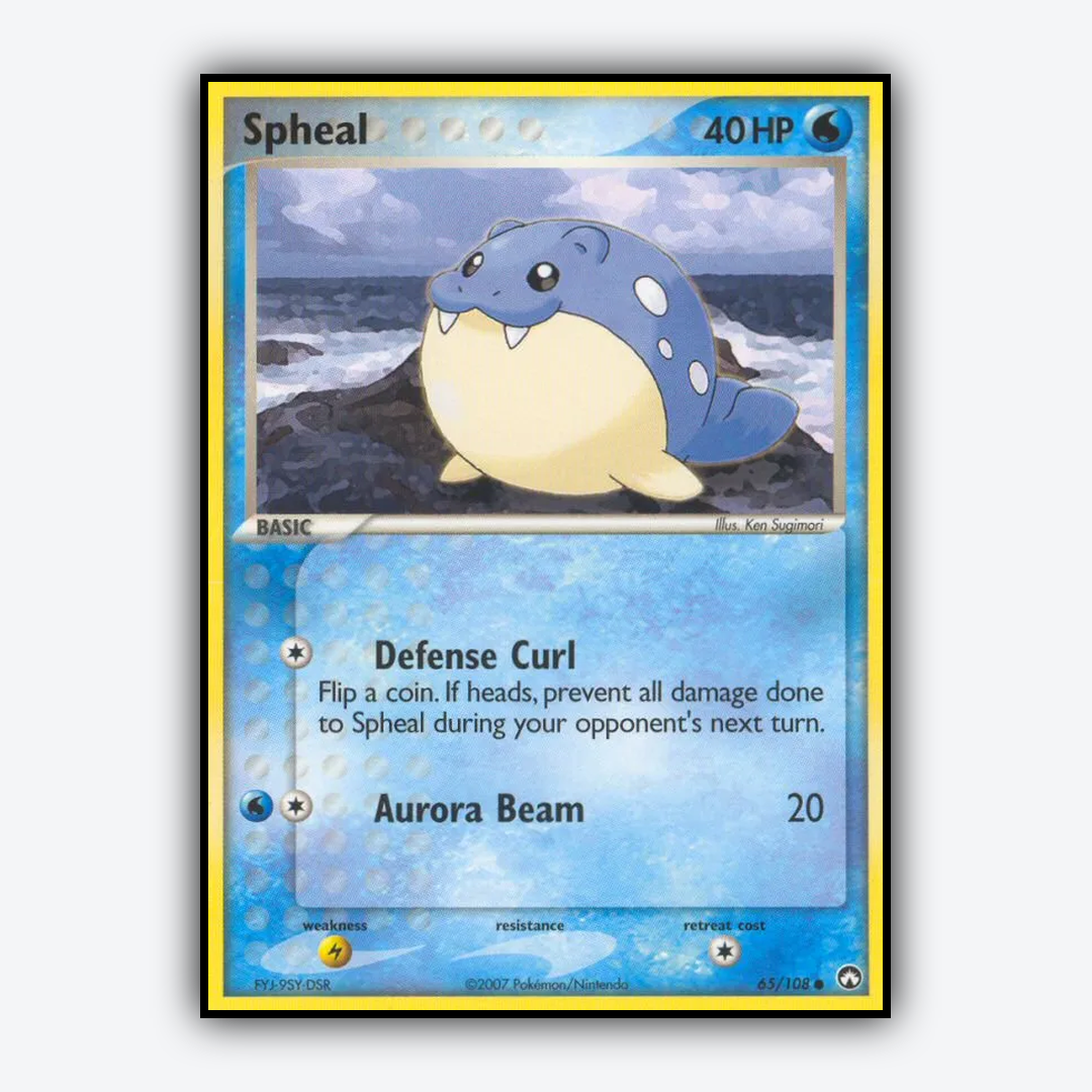 Spheal 065/108 - Power Keepers Set - Card Rug