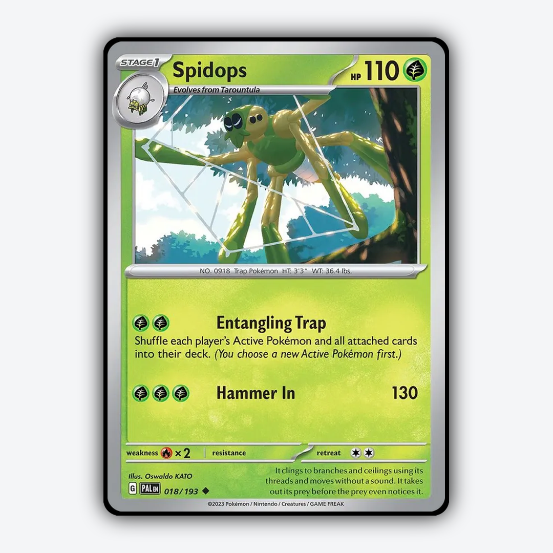 Spidops 018/193 - Paldea Evolved Set - Card Rug