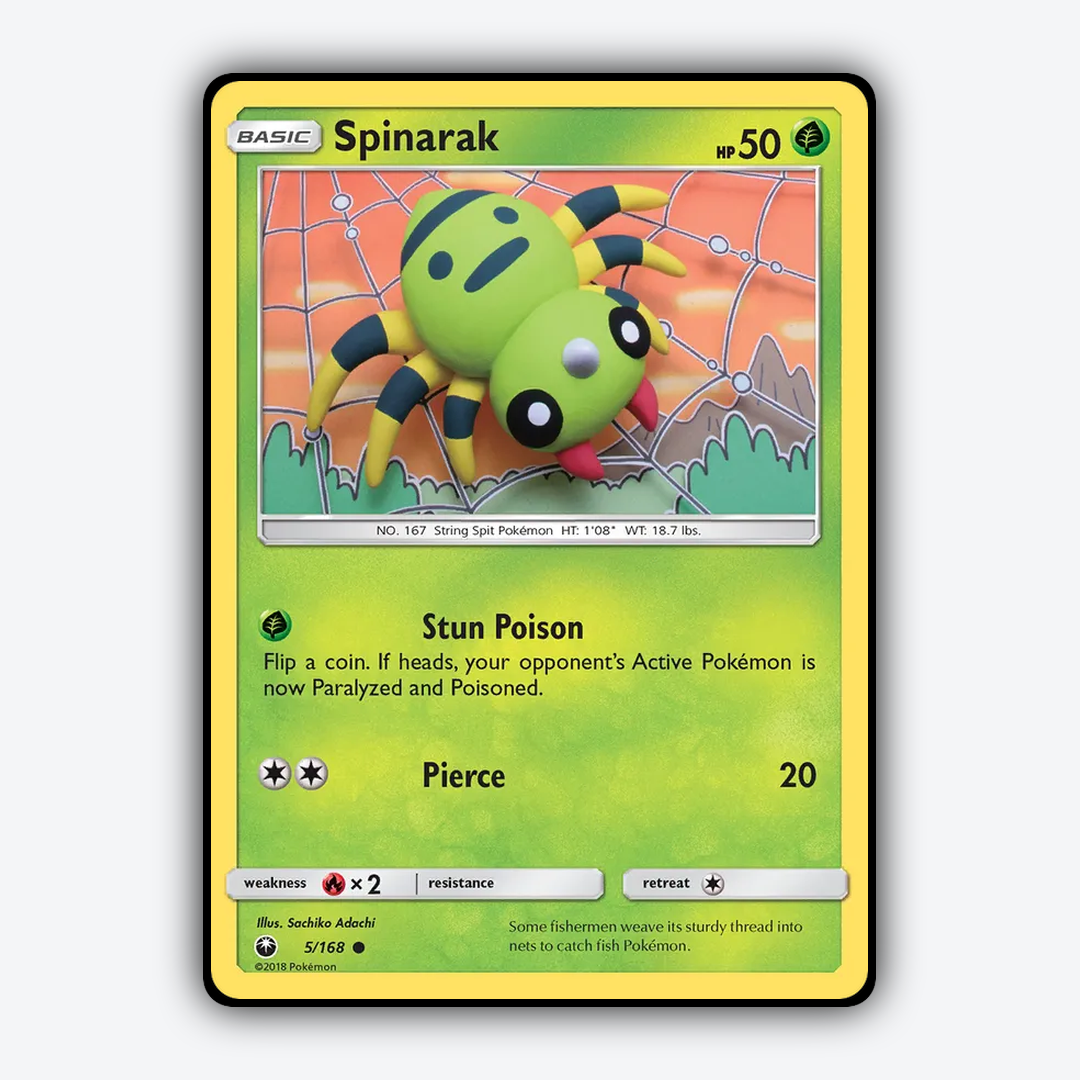 Spinarak 005/168 - Celestial Storm Set - Card Rug