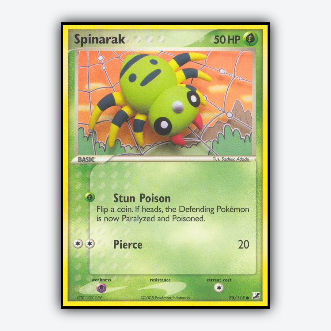 Spinarak 075/115 - Unseen Forces Set - Card Rug
