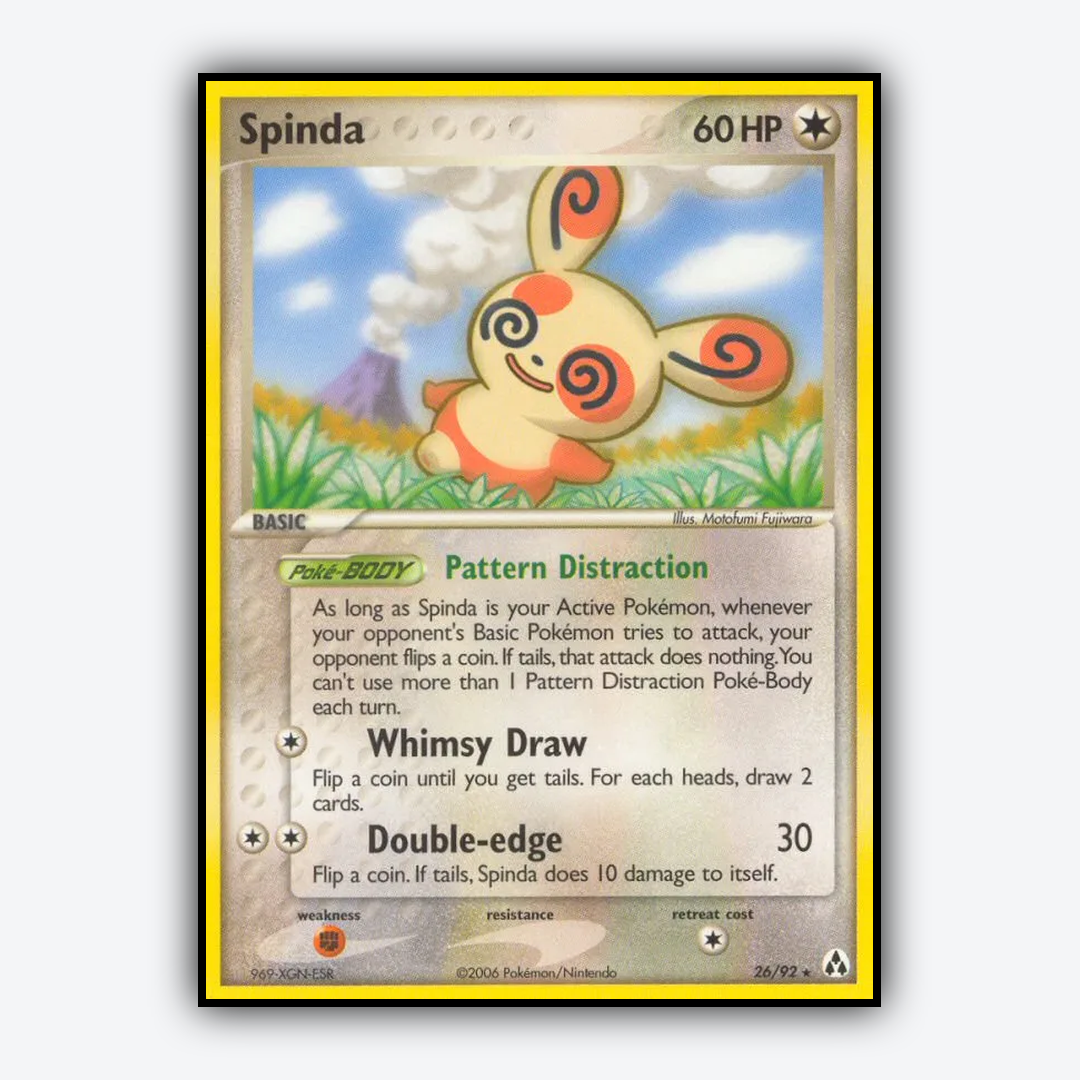 Spinda 026/92 - Legend Maker Set - Card Rug