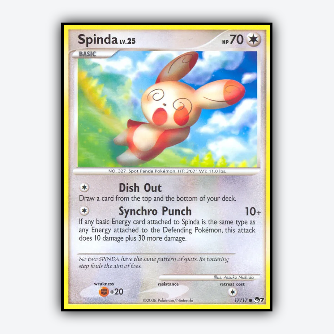 Spinda 017/17 - POP Series 7 Set - Card Rug