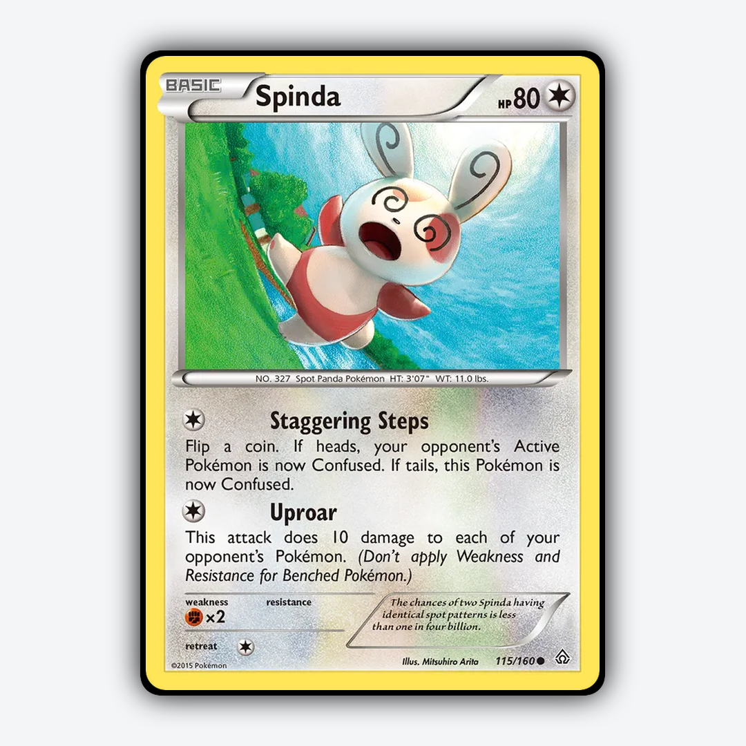 Spinda 115/160 - Primal Clash Set - Card Rug