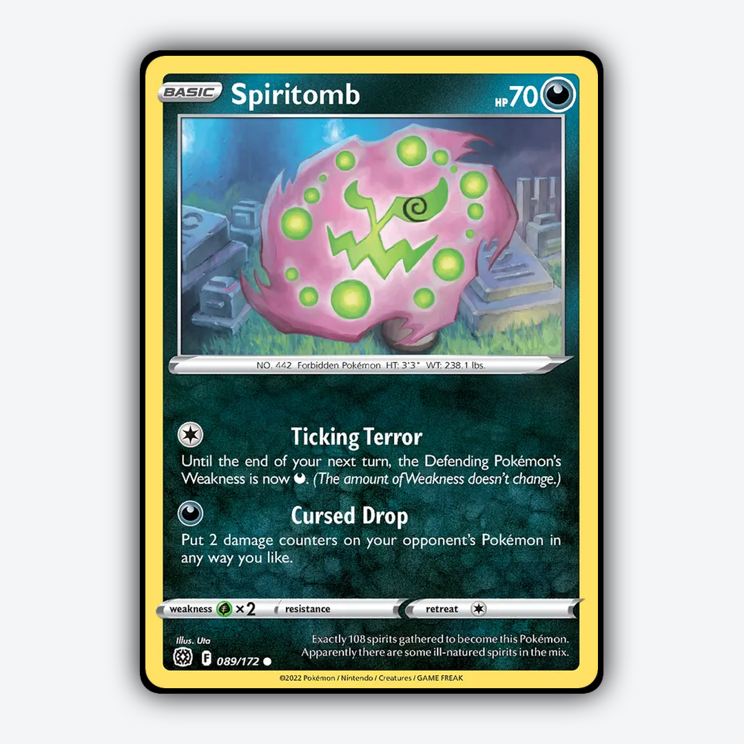 Spiritomb 089/172 - Brilliant Stars Set - Card Rug
