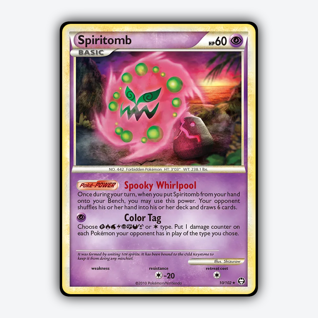 Spiritomb 010/102 - HS—Triumphant Set - Card Rug