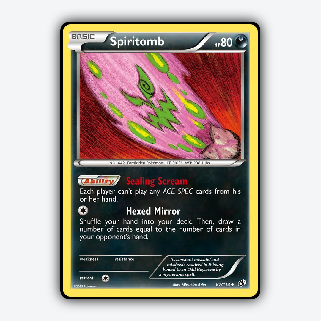 Spiritomb 087/113 - Legendary Treasures Set - Card Rug