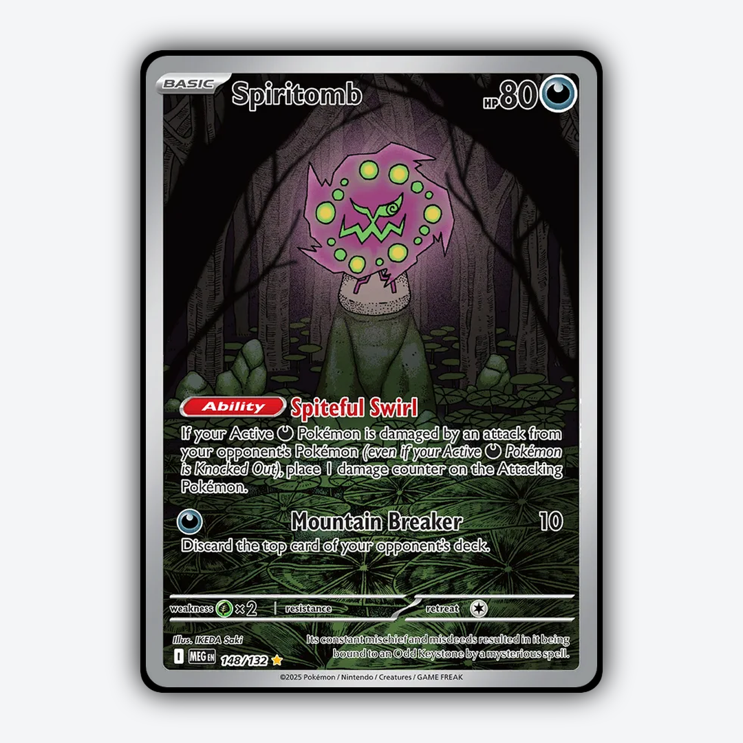 Spiritomb #148 - Mega Evolution Set - Card Rug