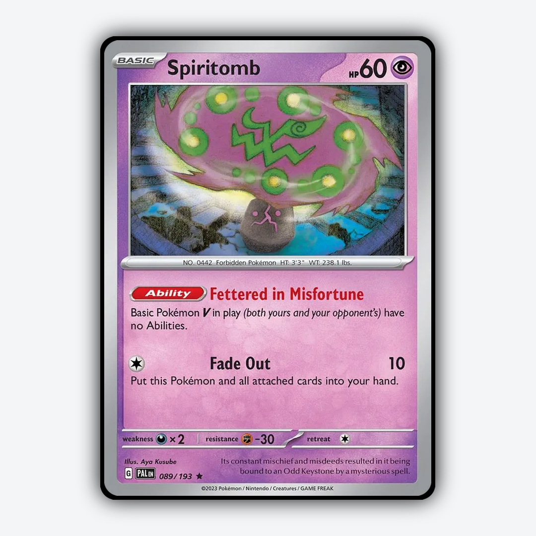 Spiritomb 089/193 - Paldea Evolved Set - Card Rug
