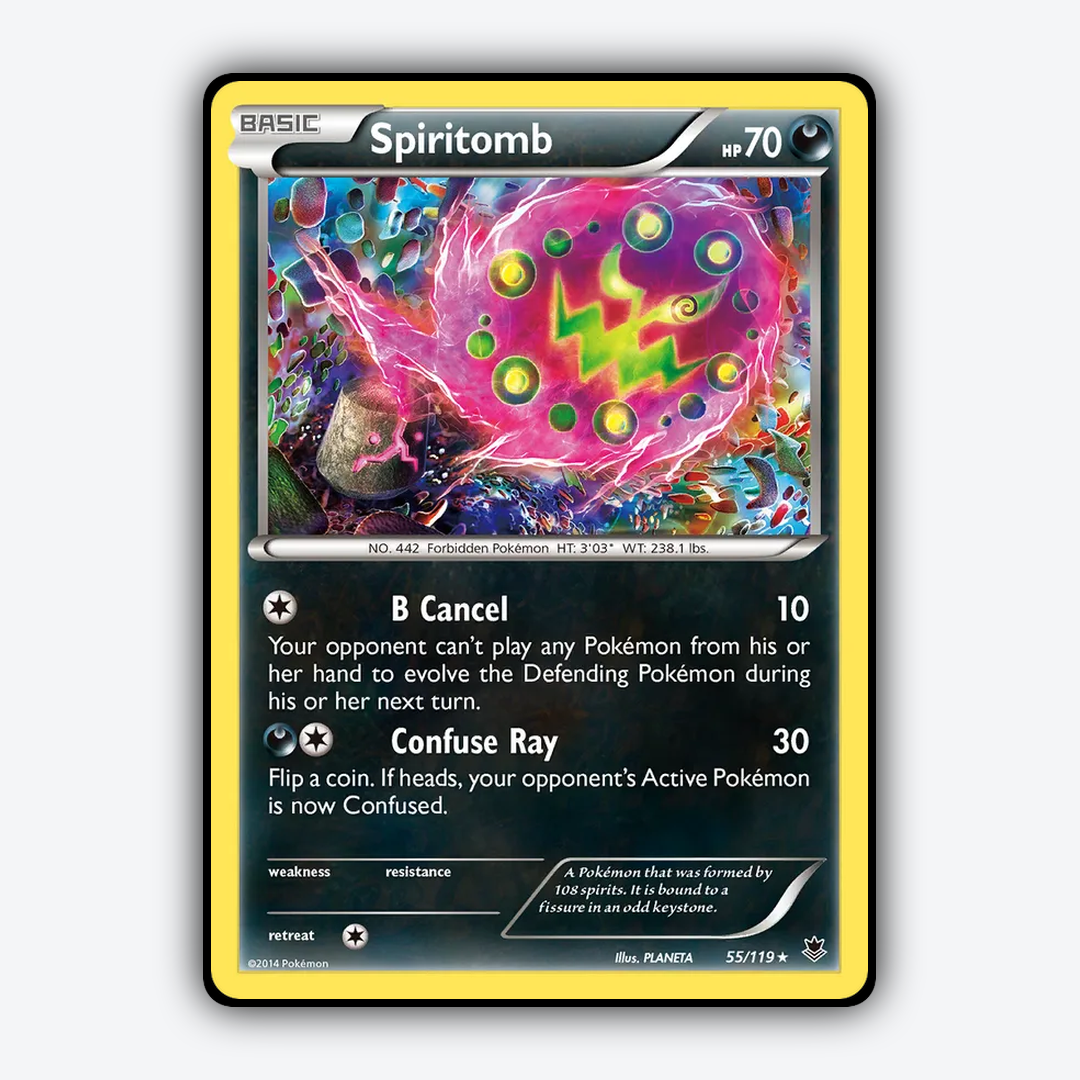 Spiritomb 055/119 - Phantom Forces Set - Card Rug