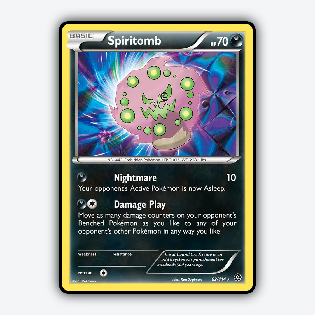 Spiritomb 062/114 - Steam Siege Set - Card Rug