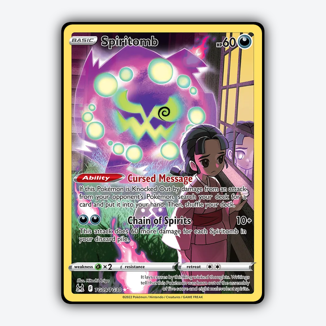 Spiritomb TG009/30 - TG009/30 Lost Origin Trainer Gallery Set - Card Rug