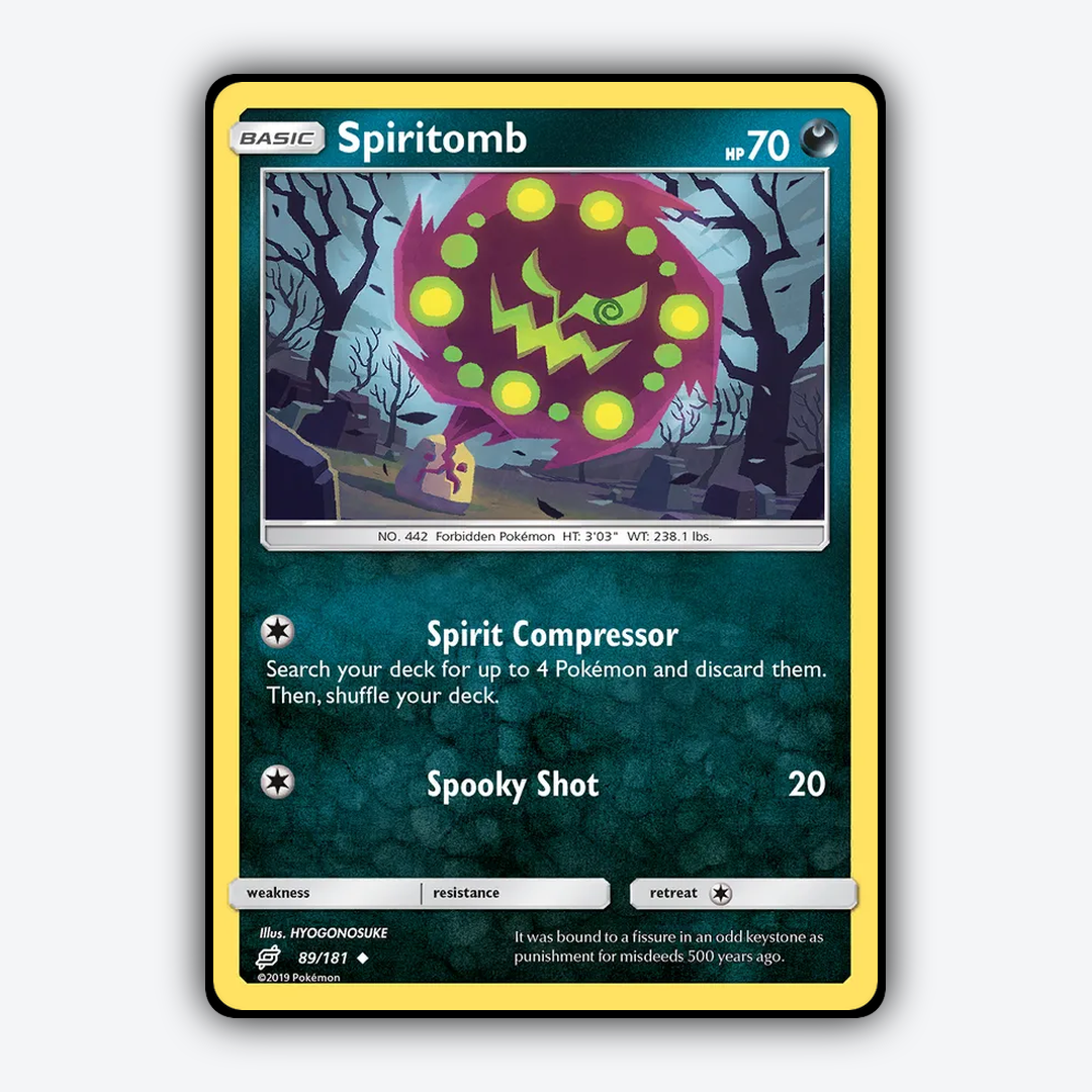 Spiritomb 089/181 - Team Up Set - Card Rug