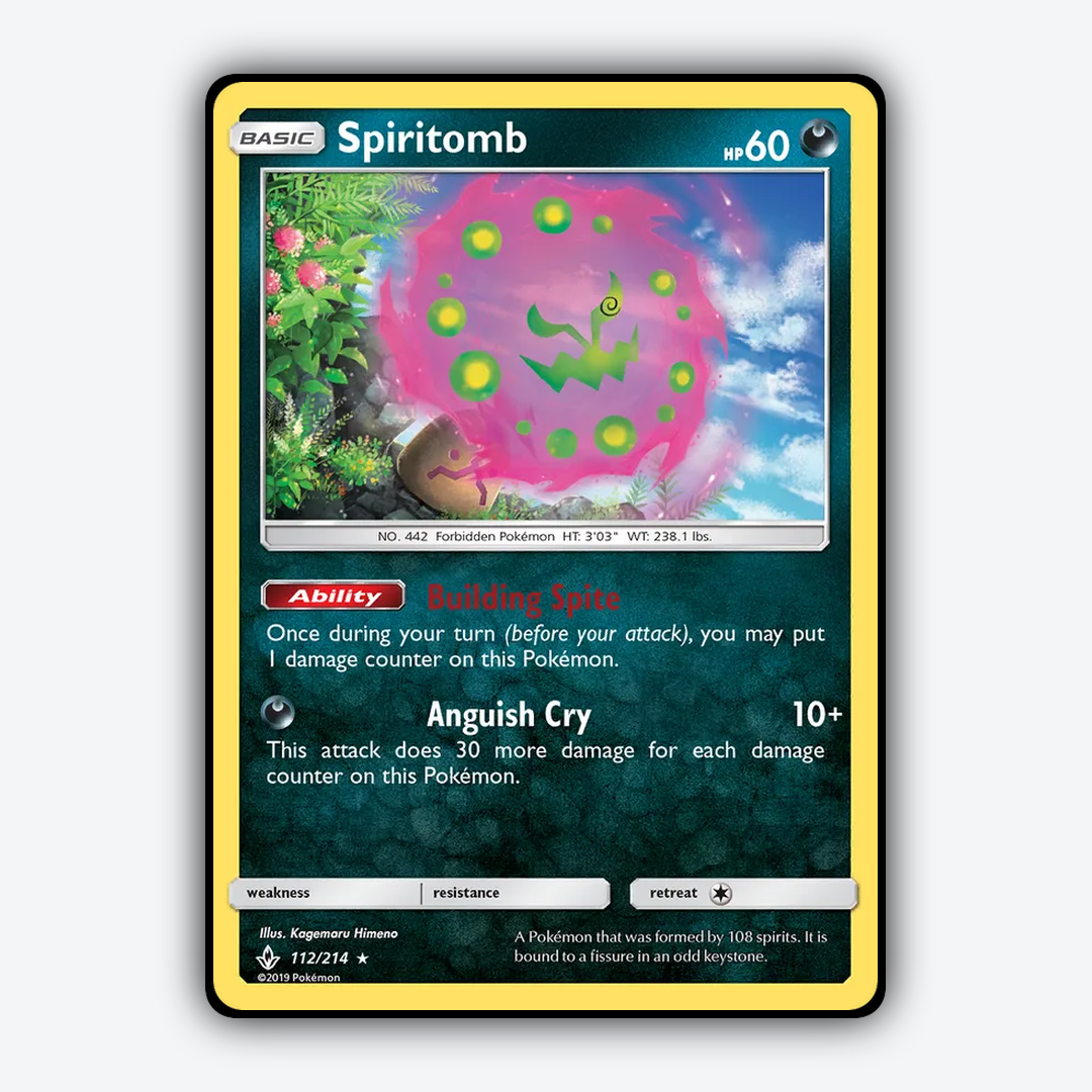 Spiritomb 112/214 - Unbroken Bonds Set - Card Rug