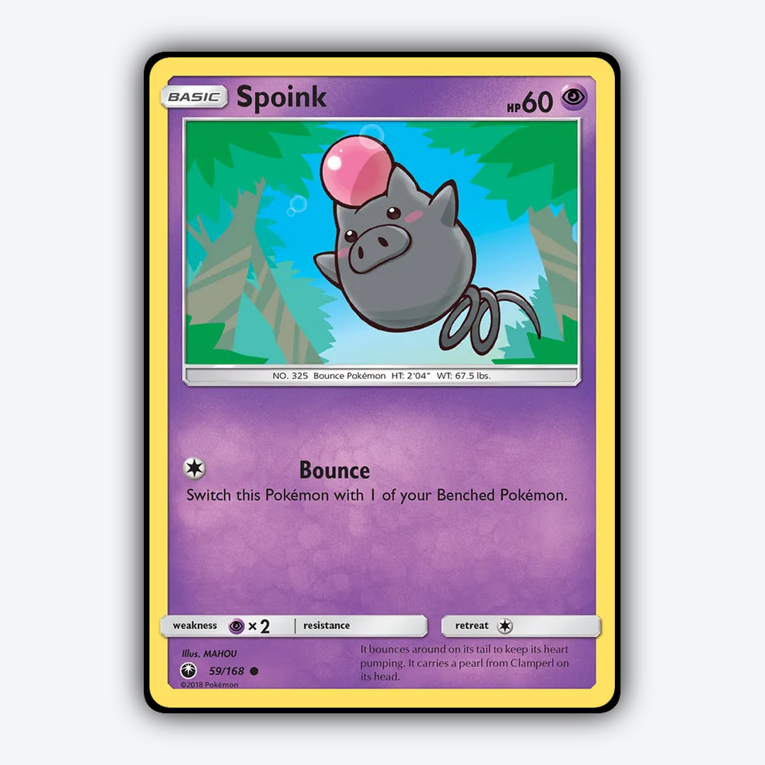 Spoink 059/168 - Celestial Storm Set - Card Rug