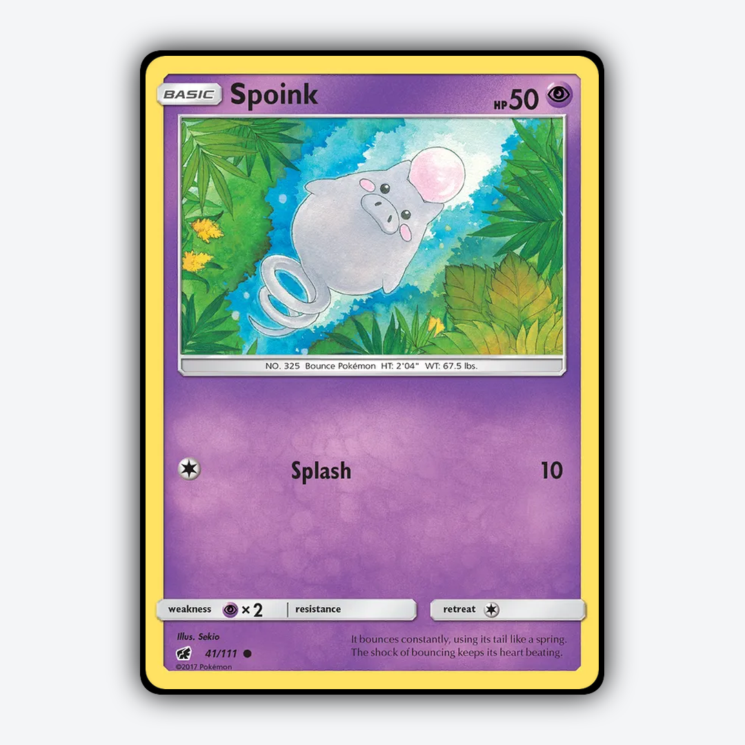 Spoink 041/111 - Crimson Invasion Set - Card Rug