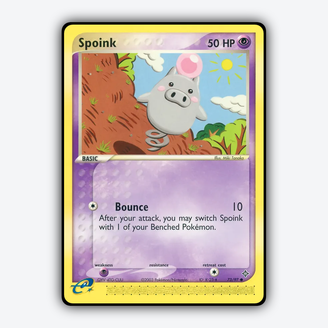 Spoink 073/97 - Dragon Set - Card Rug