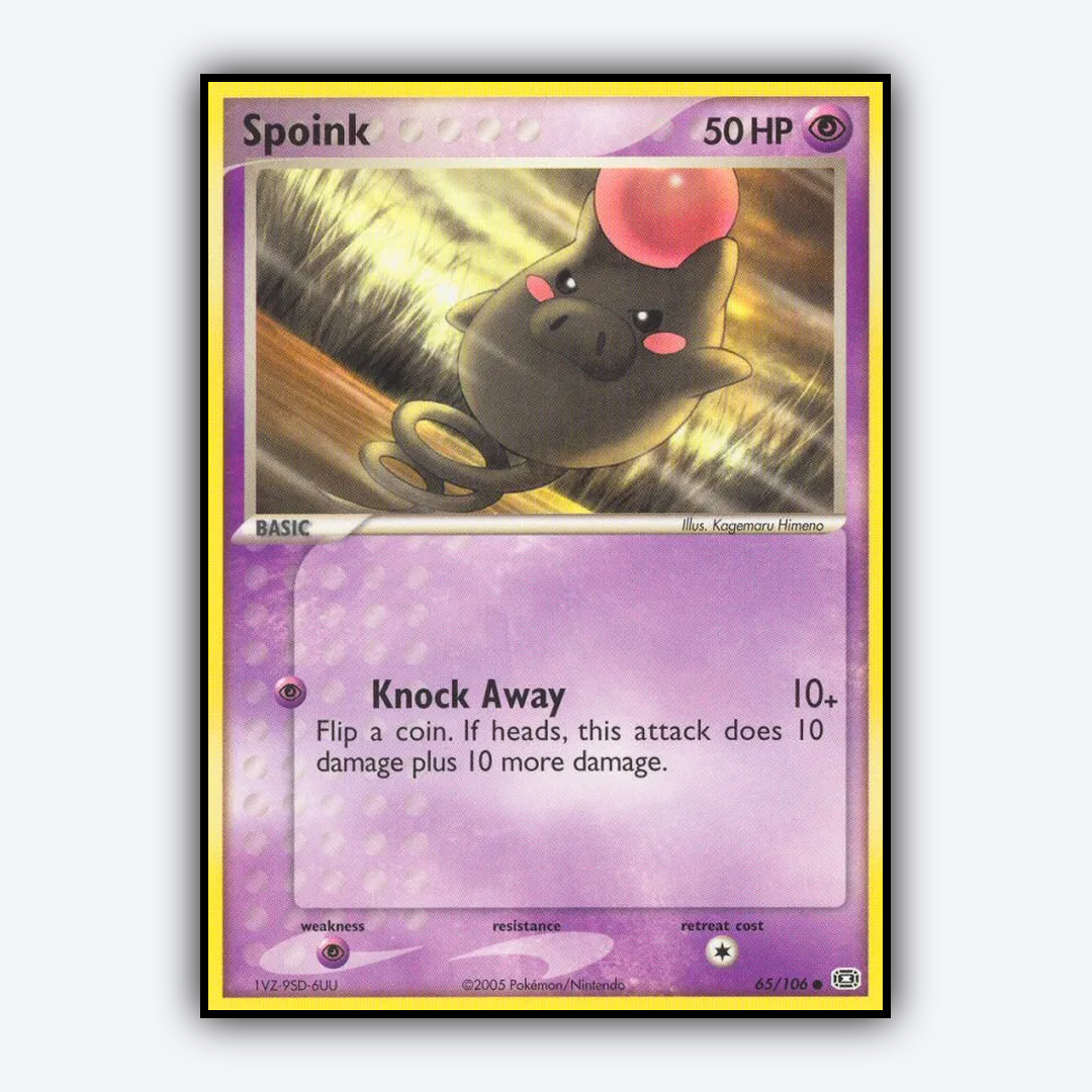 Spoink 065/106 - Emerald Set - Card Rug