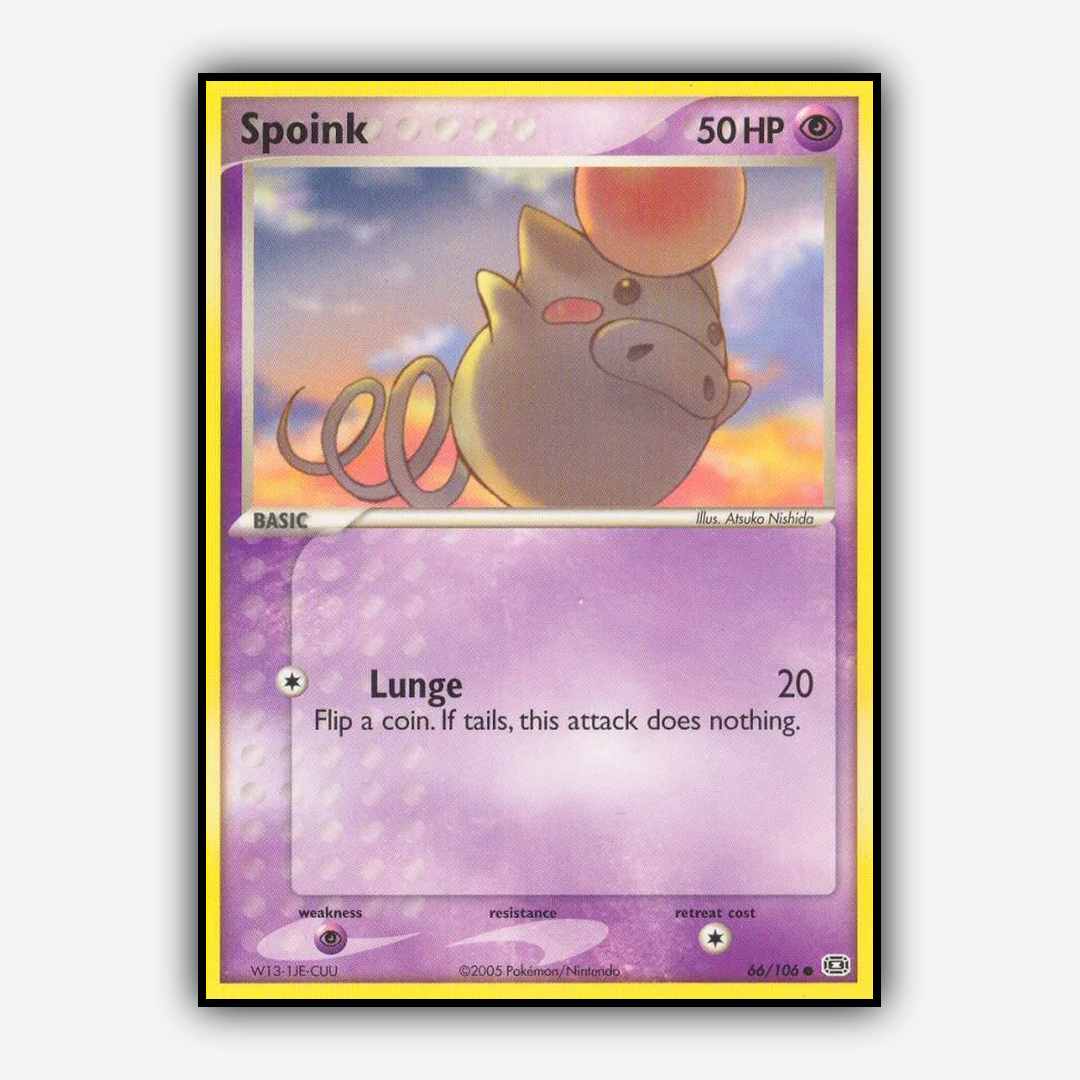 Spoink 066/106 - Emerald Set - Card Rug