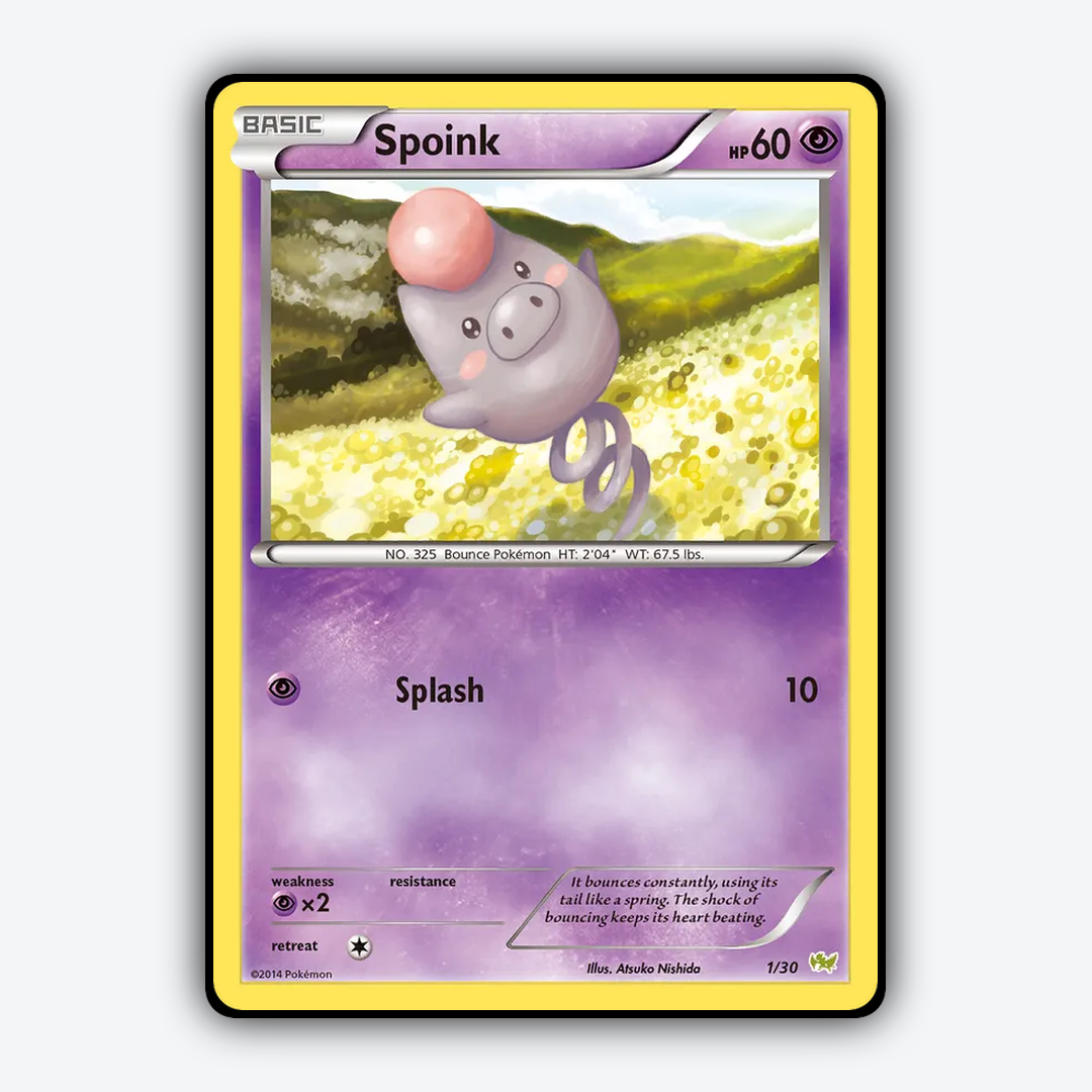 Spoink 001/30 - XY Trainer Kit Noivern Set - Card Rug