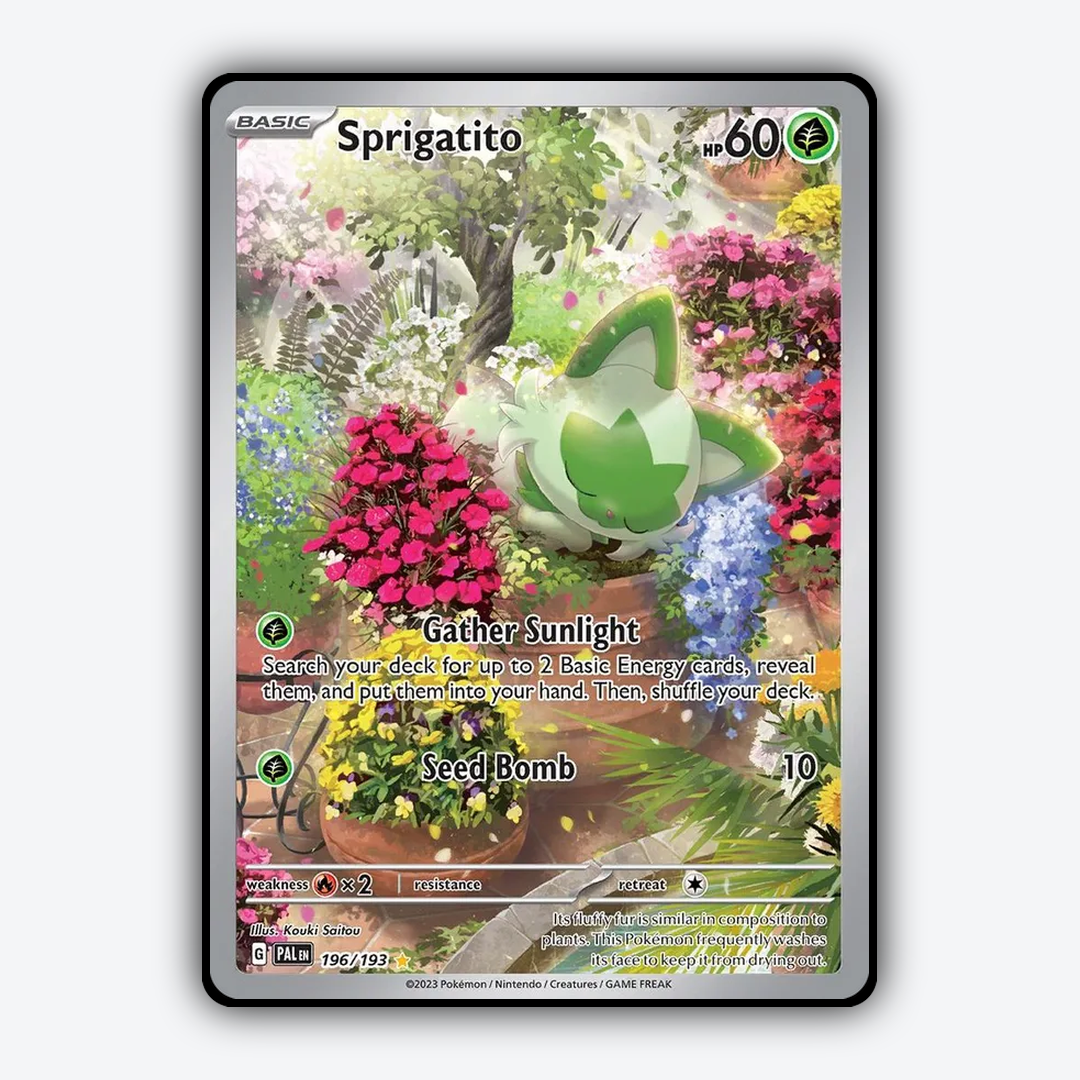 Sprigatito 196/193 - Paldea Evolved Set - Card Rug