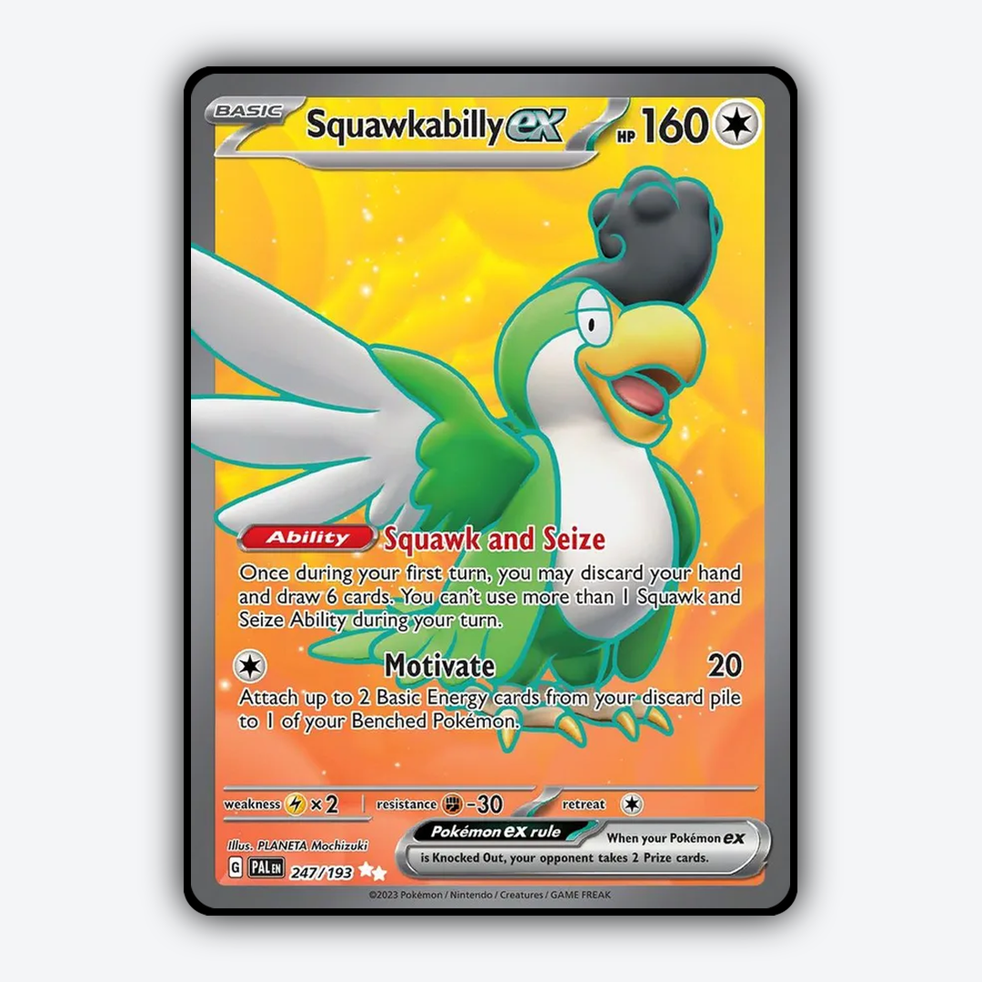Squawkabilly ex 247/193 - Paldea Evolved Set - Card Rug