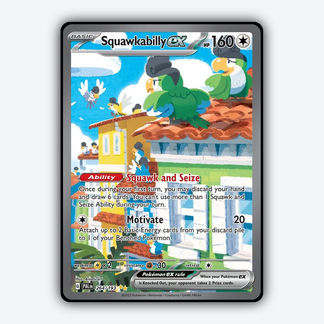 Squawkabilly ex 264/193 - Paldea Evolved Set - Card Rug