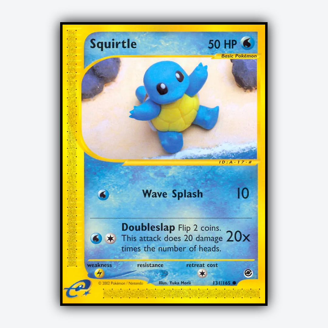 Squirtle 131/165 - Expedition Base Set - Card Rug